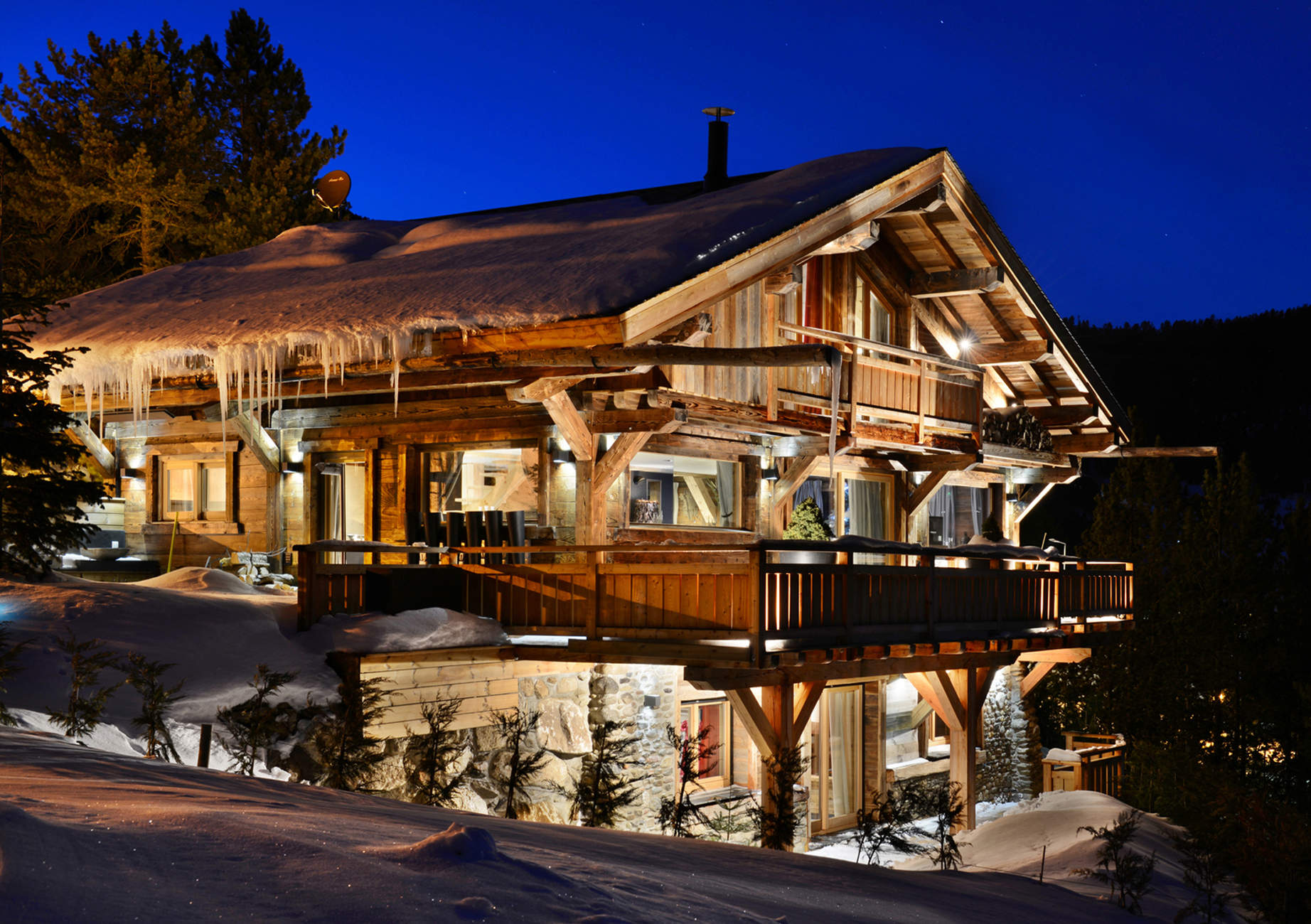 Chalets nordika constructeur bois, à bolquère, pyrénées 2000, font ...