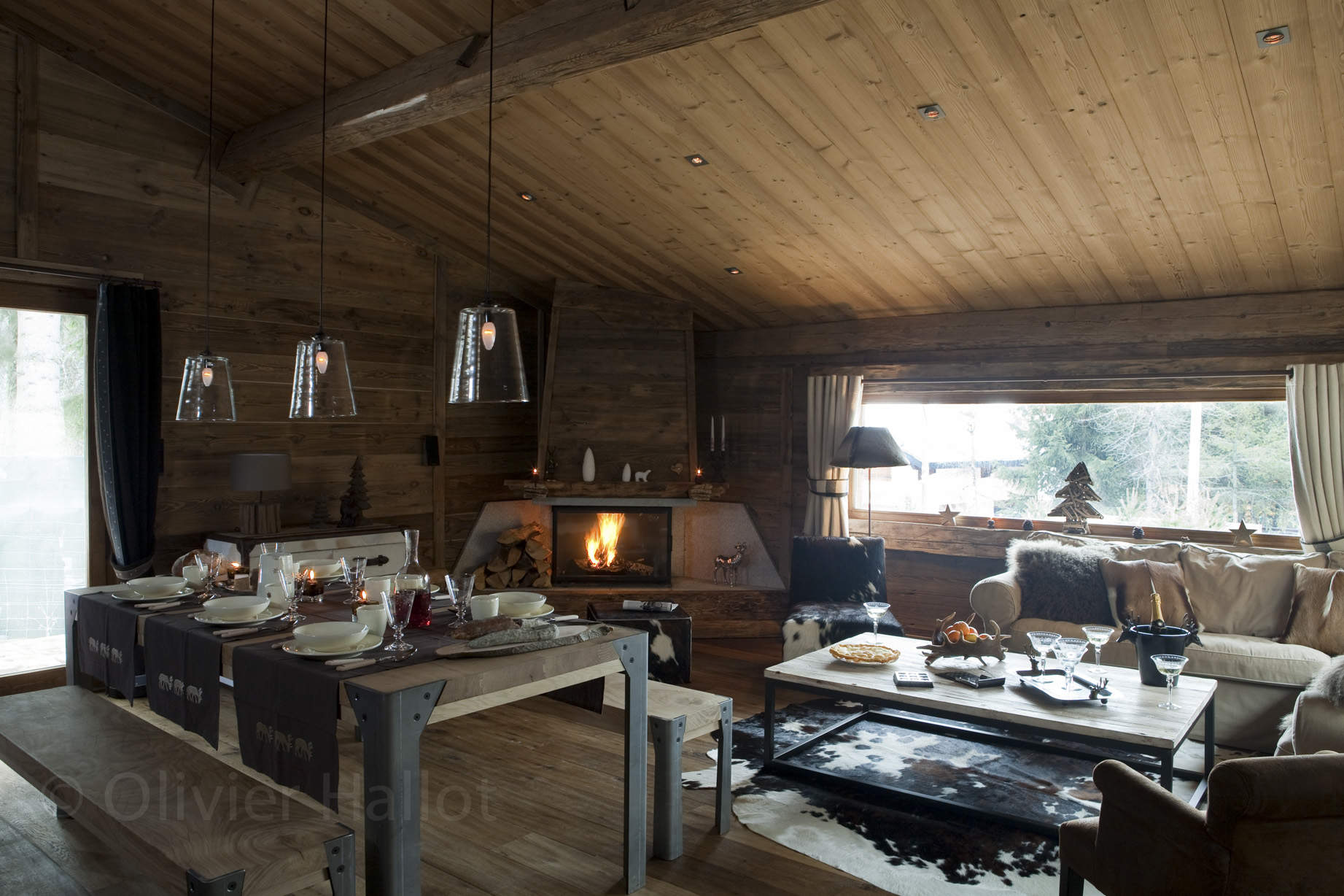 Cuisine montagne meuble: meubles rustiques sejour design unique ...