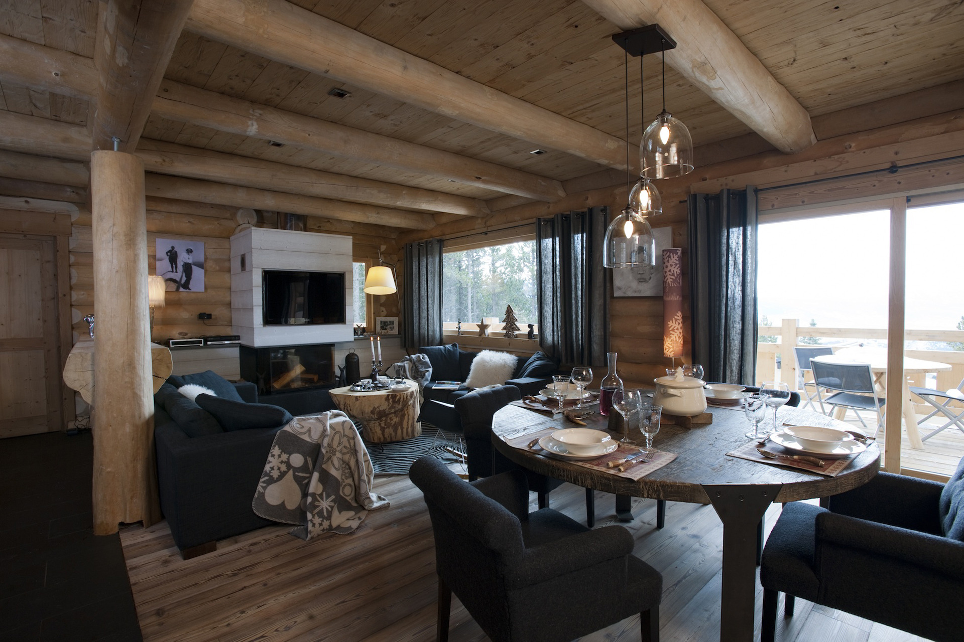 Chalets nordika constructeur bois, à bolquère, pyrénées 2000, font ...